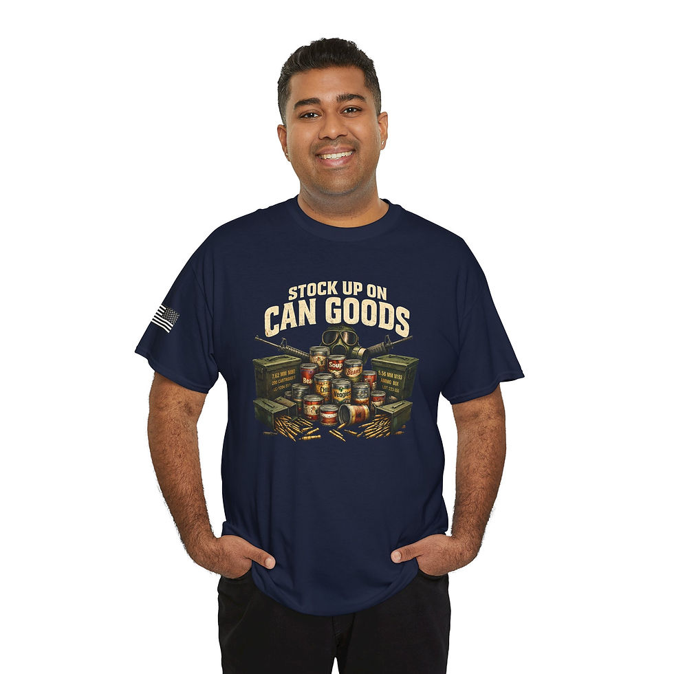 Thumbnail: Stock Up On Can Goods ammo cans unisex heavy cotton tee