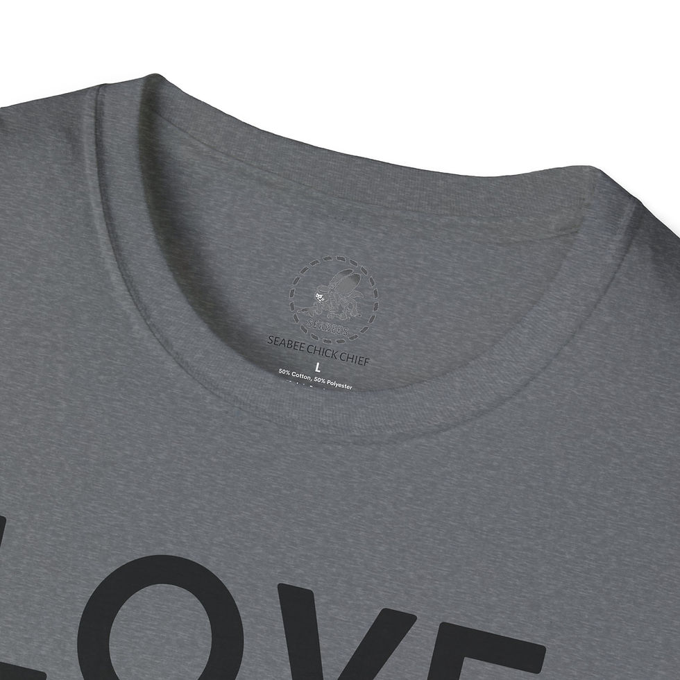 Thumbnail: LOVE is a 4 Legged Word with Paws Unisex Softstyle T-Shirt, Animal Lover Tee