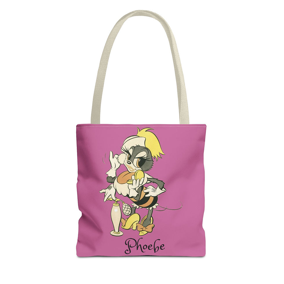 Thumbnail: Phoebe Seabees Double Sided Tote Bag day bag 3 sizes stylish original SCC design