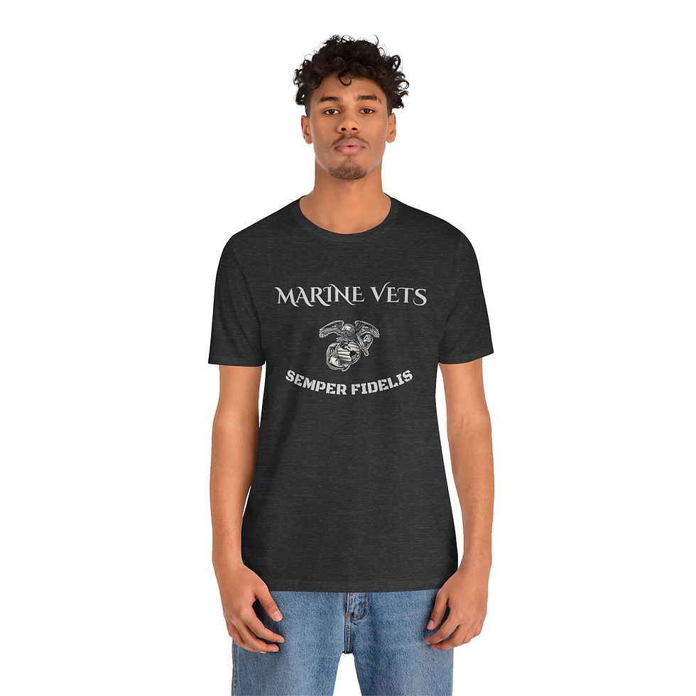 Thumbnail: Marine Veteran Semper Fidelis T-Shirt