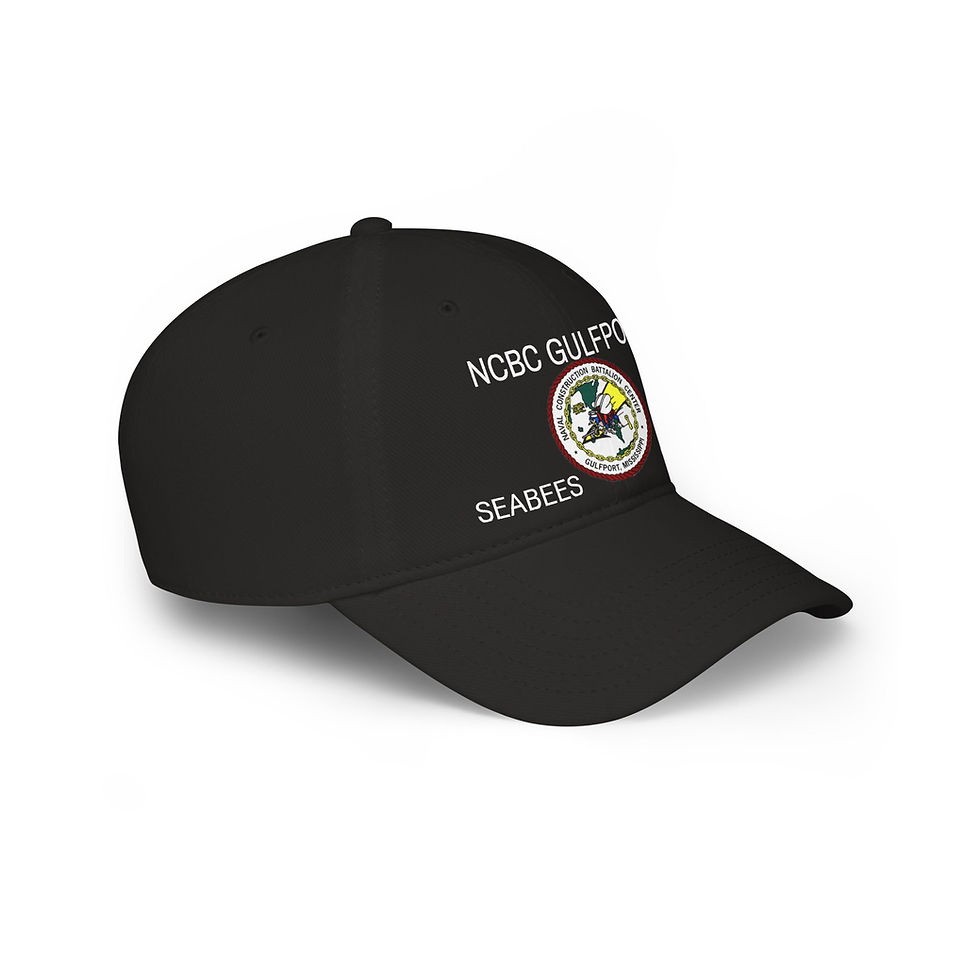 Thumbnail: NCBC GULFPORT Seabees Can Do! Low Profile Baseball Cap