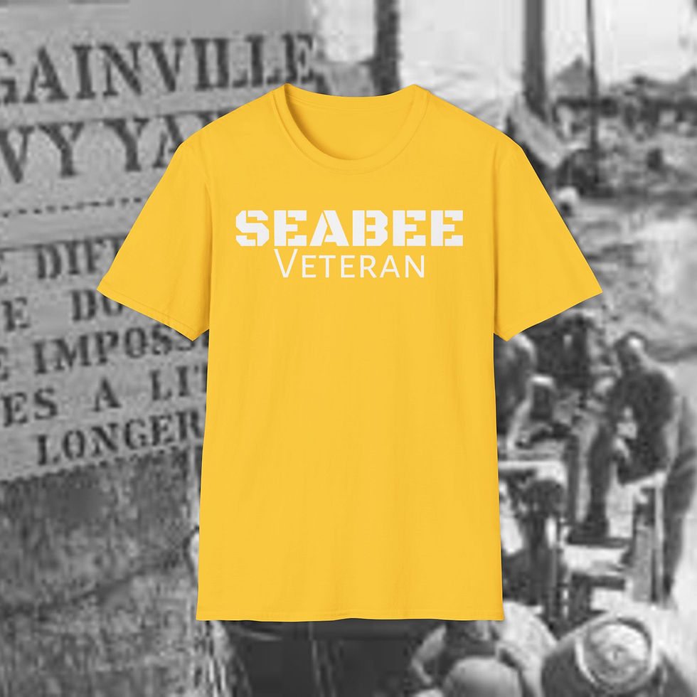 Thumbnail: SEABEE Veteran Soft style T-Shirt Seabees for Christmas birthday