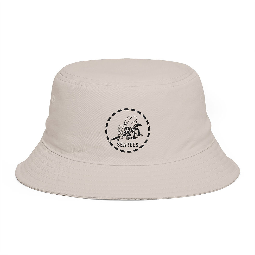 Thumbnail: Seabees Bucket Hat - Casual Summer Accessory, Perfect for Outdoor Activities