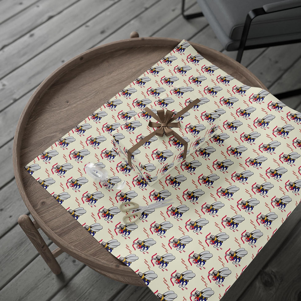 Thumbnail: Cupid Wrapping Paper Seabees for Valentine's Day