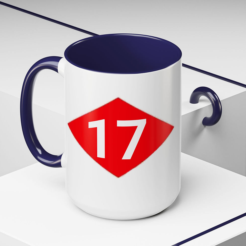 Thumbnail: BEEP Personalized Name Stencil Mug 11 or 15oz Double Sided accent color choice