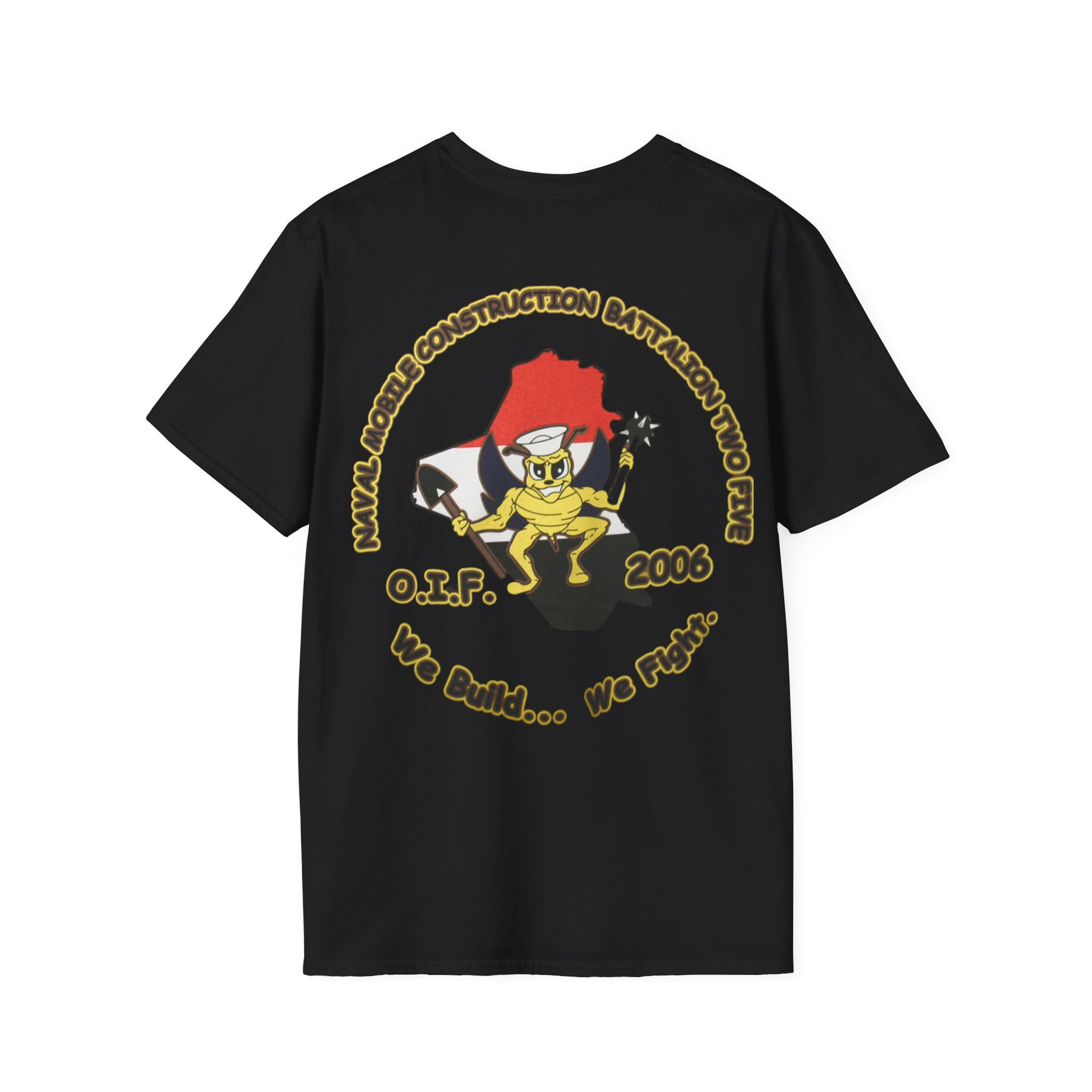 NMCB 25 -2006 OIF Deployment Nostalgic Replica Unisex Softstyle T-Shirt Seabees