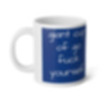 Thumbnail: 2 sided giant cup of go fuck yourself XL coffee cup Jumbo Mug, 20oz