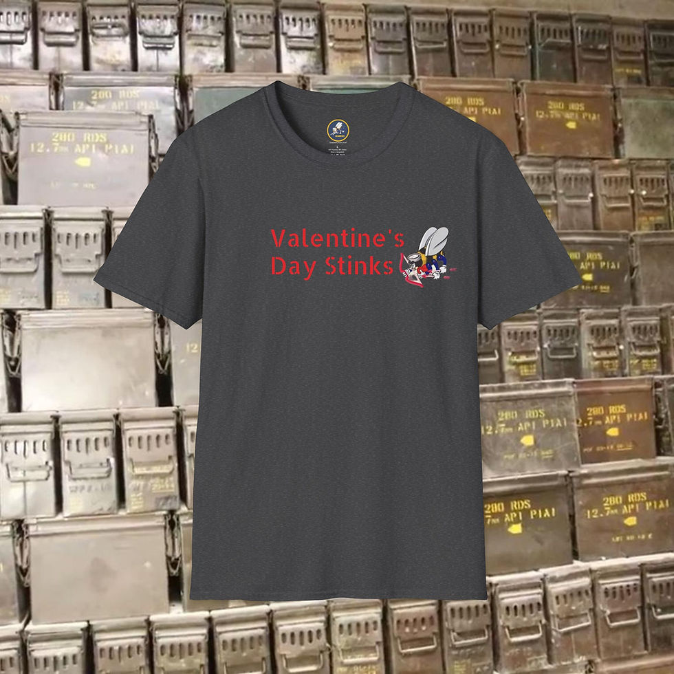Thumbnail: Cupid Seabee T-shirt Softstyle Valentine's Day Stinks
