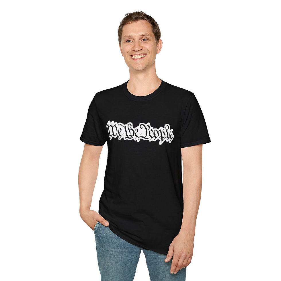 Thumbnail: We The People Softstyle T-Shirt, Constitution Preamble  