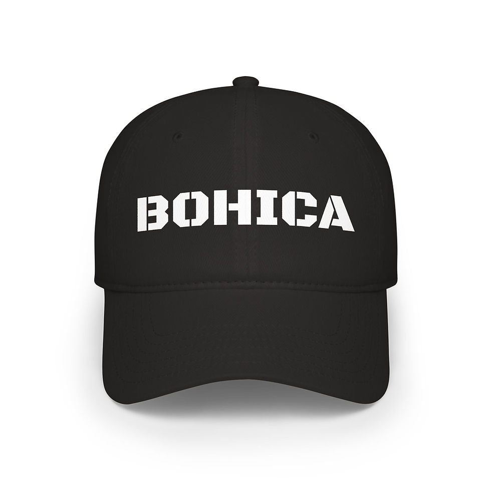 Thumbnail: BOHICA Low Profile Baseball Cap military humor