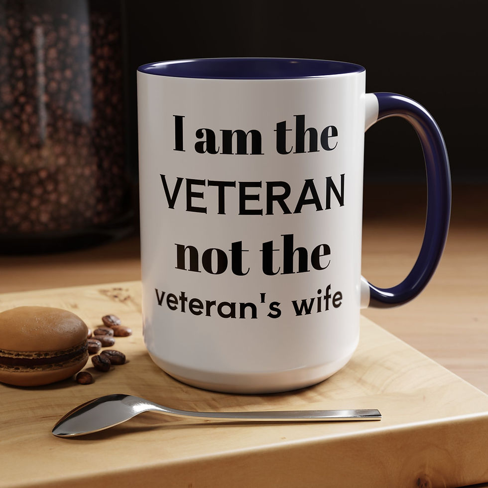 Thumbnail: Not the veteran's wife mug 11 or 15 oz, coffee cup Seabees 