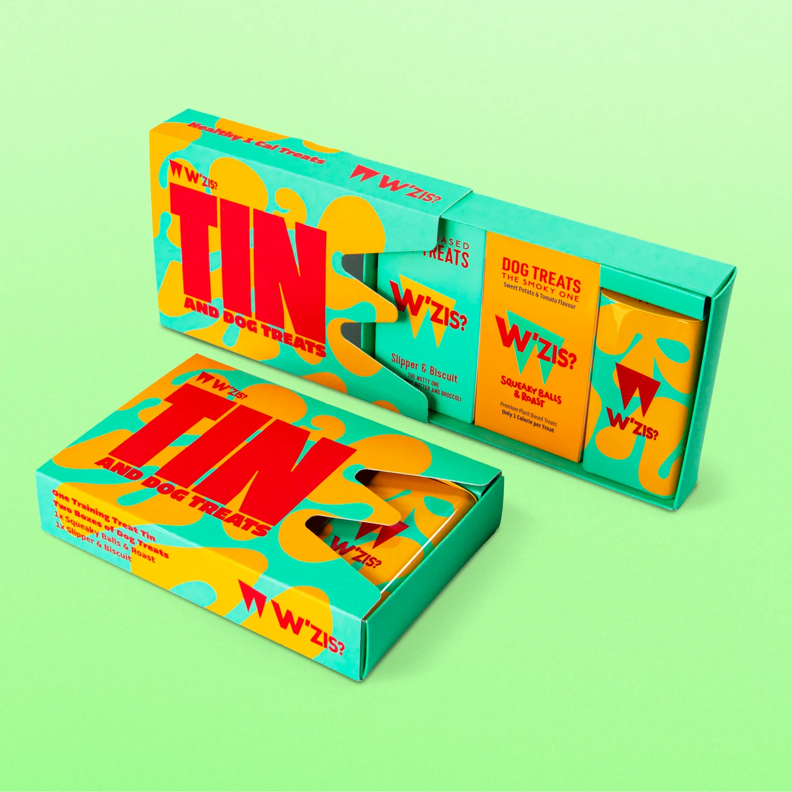 W'zis Green Tin Gift Box