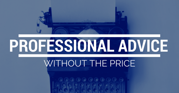 Professional Advice | Without The Price