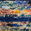 Thumbnail: Handwoven Rug 30" wide (beige, blue, rust, gold)