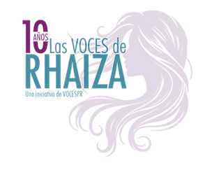 Logo 10 años las voces de rhaiza trayectoria