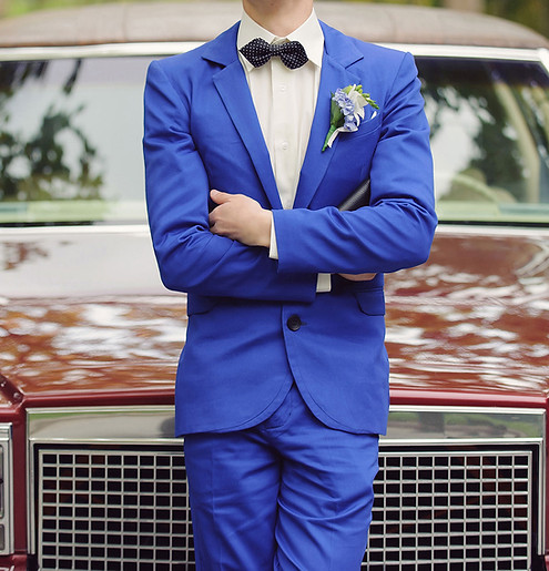 young man in suit