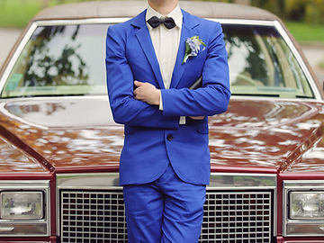 Groom in Blue