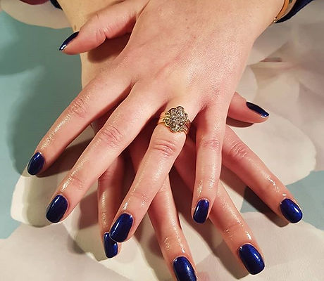 I love seeing clients picking blue colou