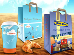 Easy Jet  & IKEA Postcards