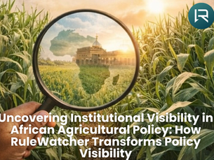 Uncovering Institutional Visibility in African Agricultural Policy: How RuleWatcher Transforms Policy Visibility