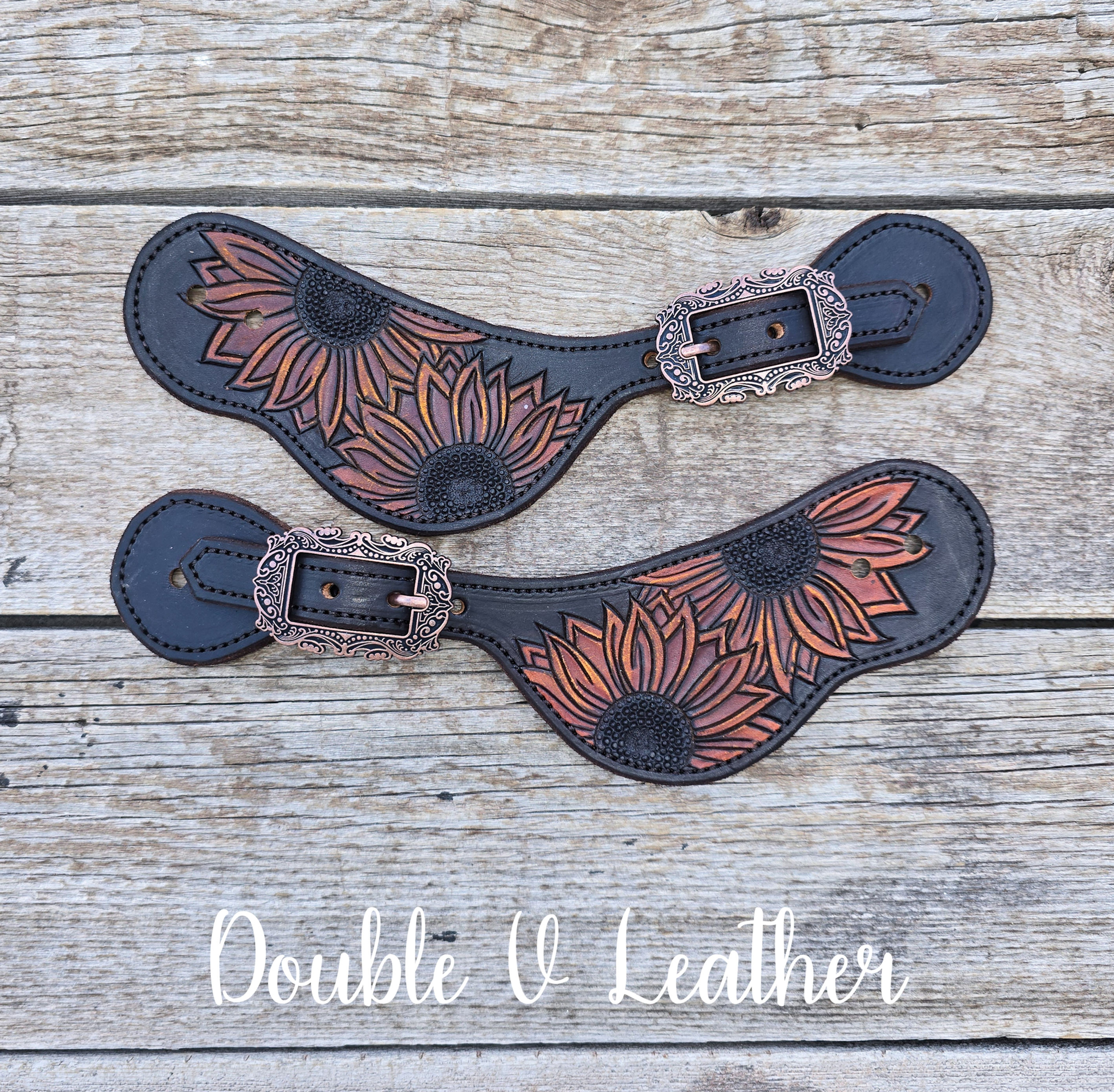 Double Sunflower Spur Straps