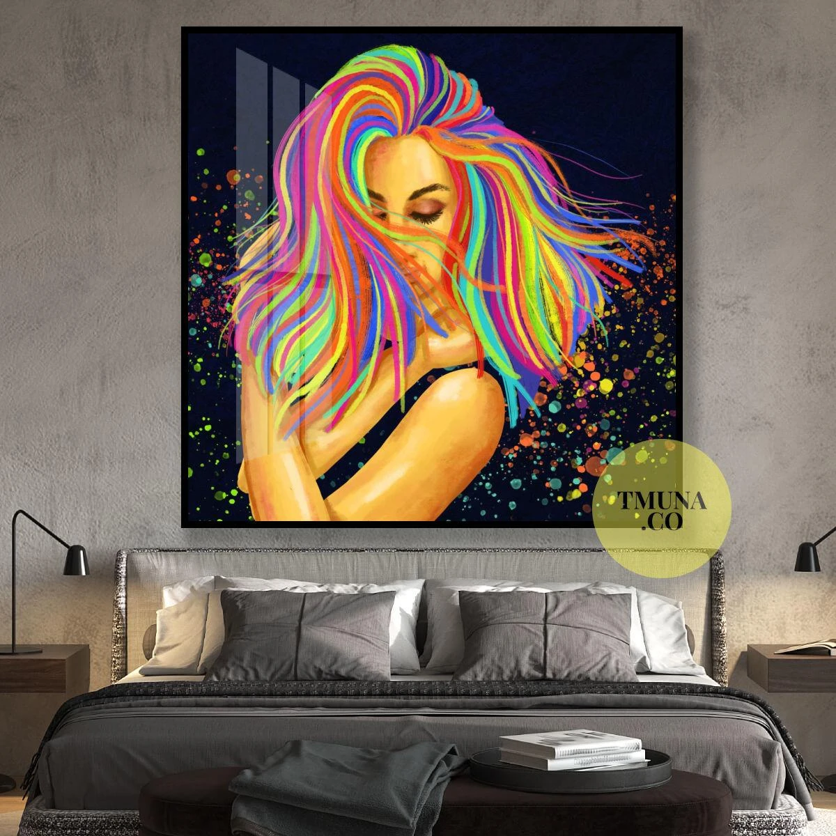 לילית #2 - הדפס מיוחד על קנבס או זכוכית דגם 134876