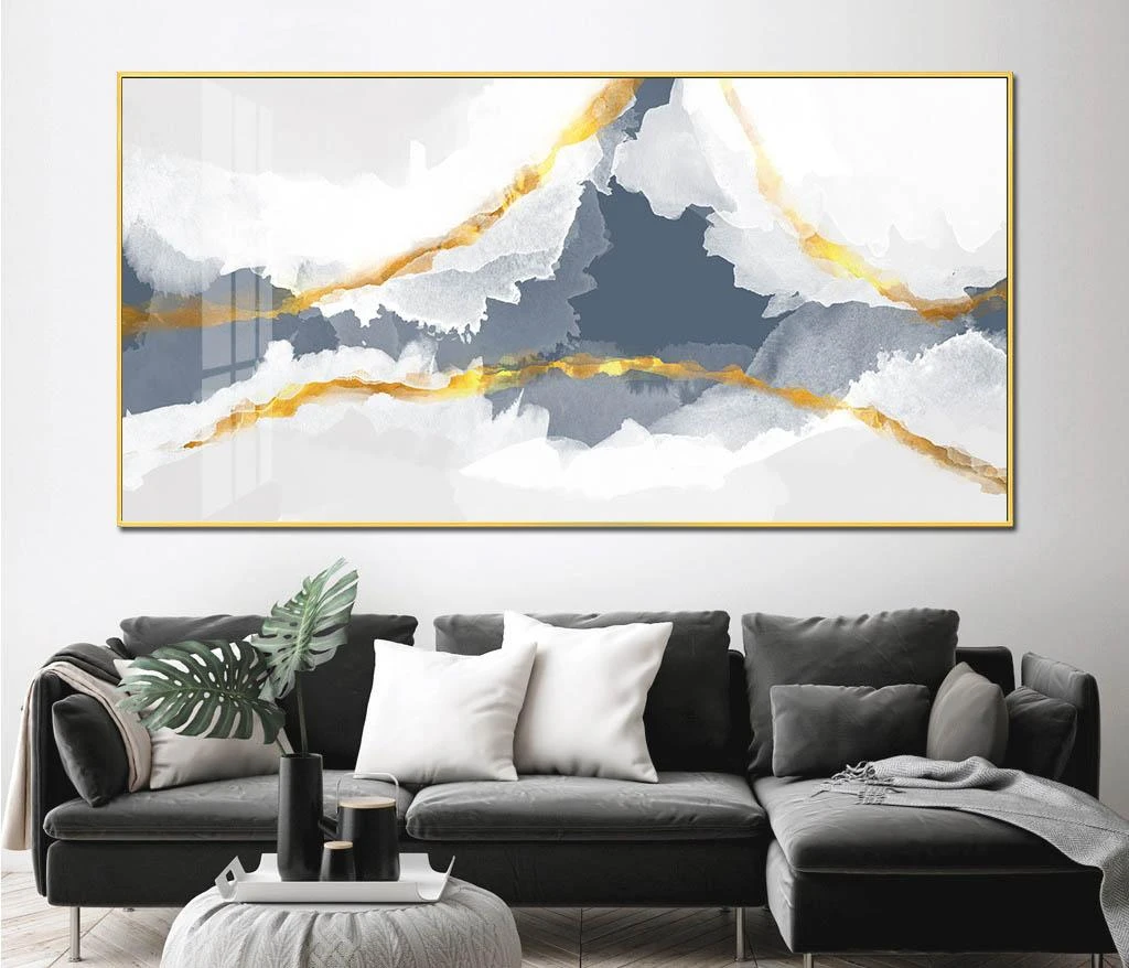 תמונת קנבס ענני אבסטרקט לסלון מודרני או קליניקה או למסדרונות דגם 3728470