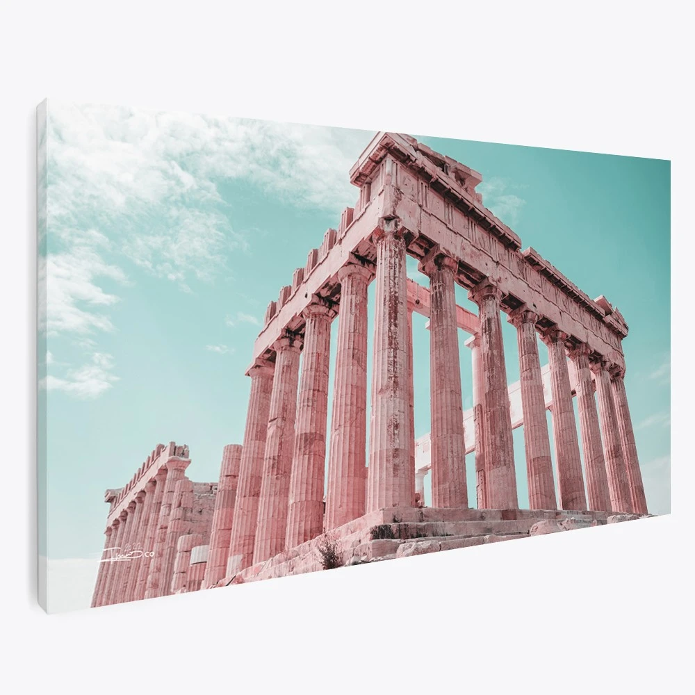 תמונת קנבס מיוחדת למשרד אַתוּנָה תמונה בנושא ערים בעולם דגם 135638