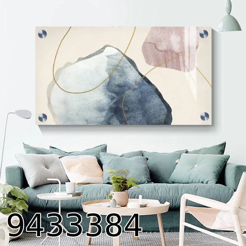 תמונת קיר על זכוכית: 'אבסטרקט מופשט' לסלון למשרד מק"ט 9433384