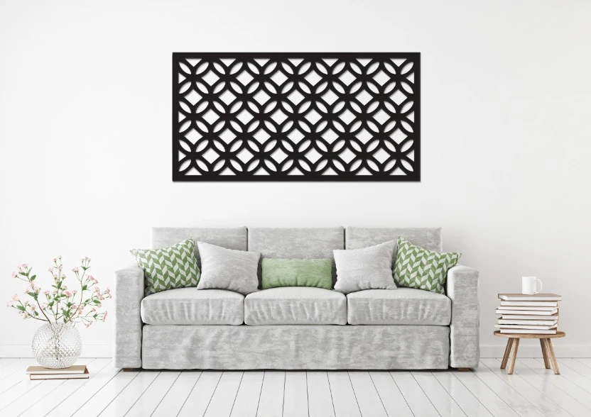 משרביות מתכת עיצוב בסגנון גיאומטריות - MAMAL-00012- 1X2