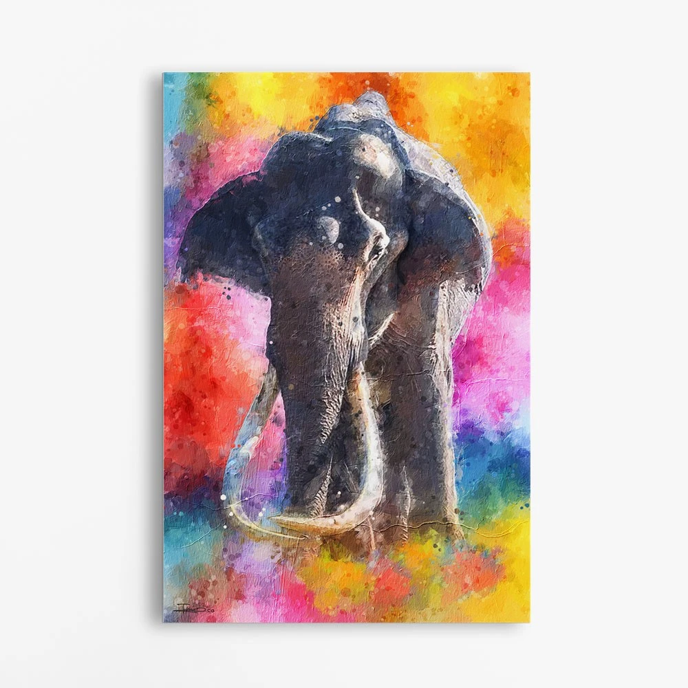 תמונה בצבע צהוב לחדר שינה דמבו II עיצוב ייחודי בעלי חיים - דגם alvtm46p2305