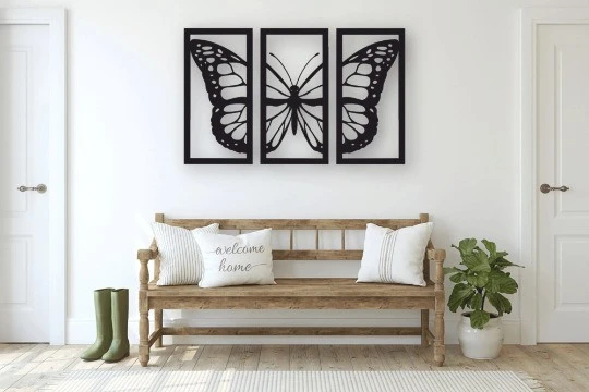 תמונות מתכת פרפר II פרפרים דגם DS062478