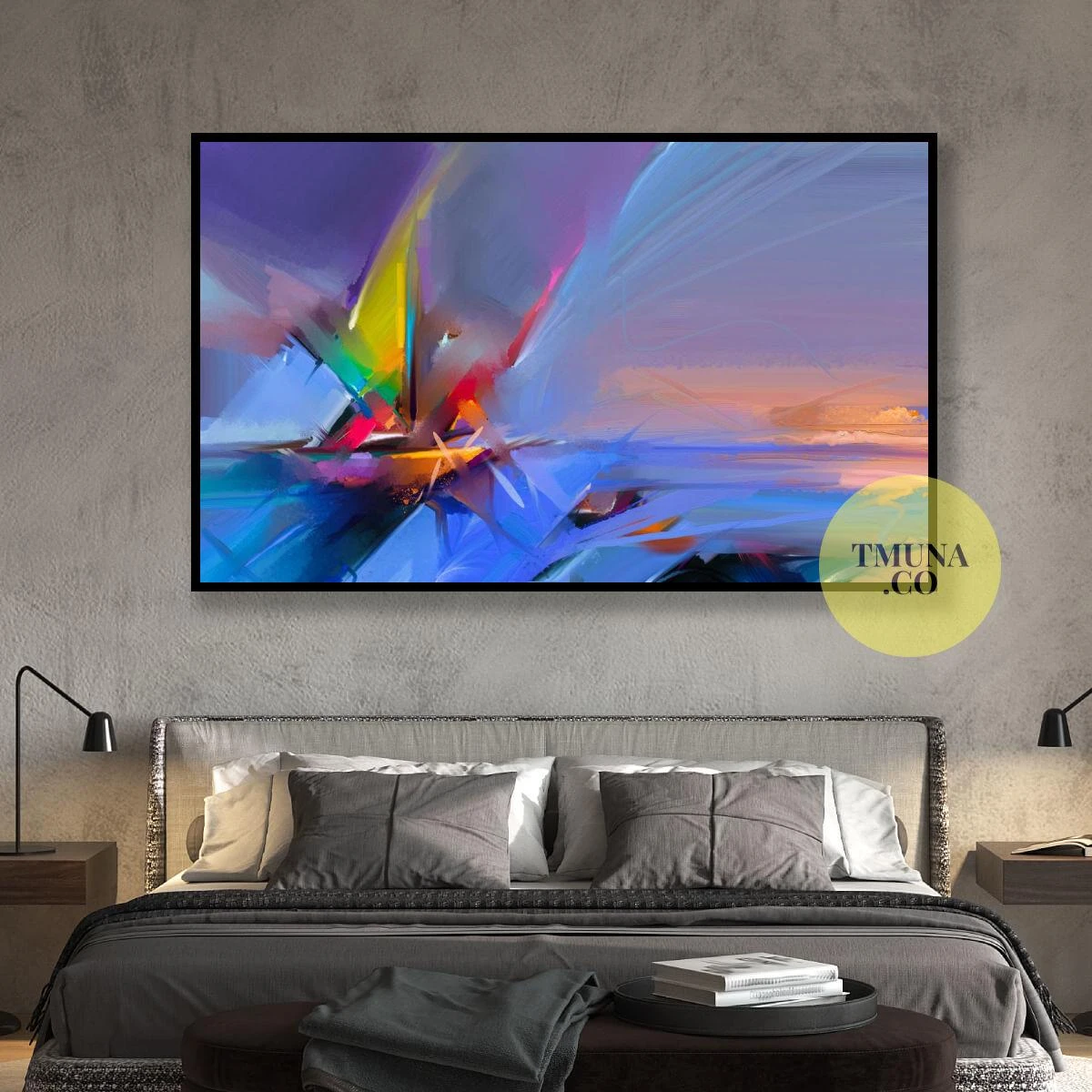 מעל המים 1999 - ציור אמנותי לבית למשרד דגם 3728628