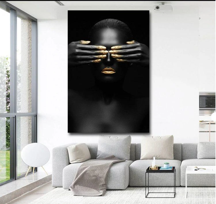 OMG!!! היא כל כך יפה! קנבס אפריקאיות יחידה במינה #3 דגם 301