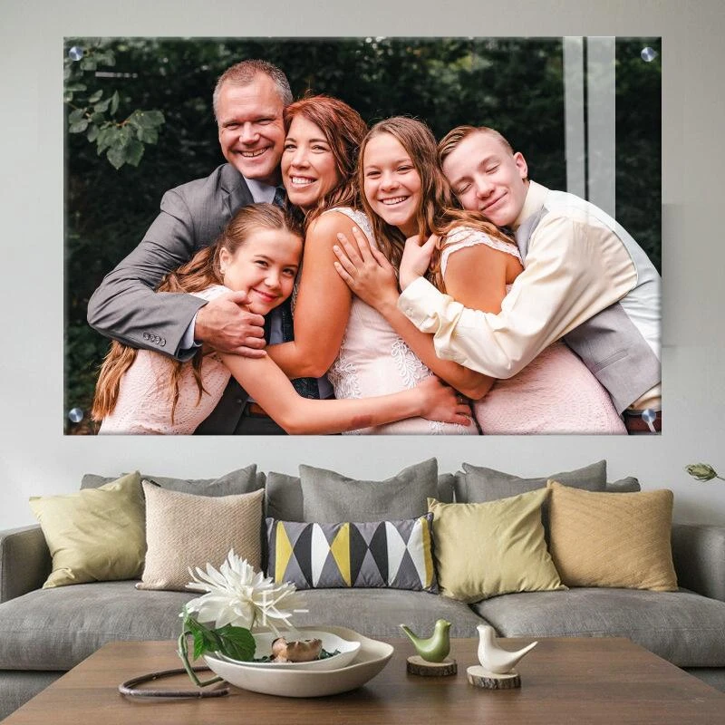 הדפסת תמונות משפחה על זכוכית מחיר לפי גודל החל מ-169 שקלים
