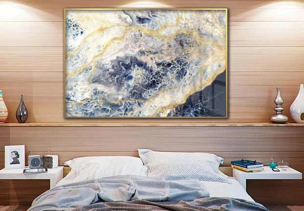 ים - תמונת קנבס מתוחה על פרופיל עץ מוכנה לתלייה על הקיר 2039