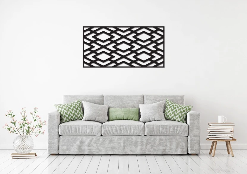 משרביות מתכת עיצוב בסגנון גיאומטריות -  MAMAL-00005-1X2