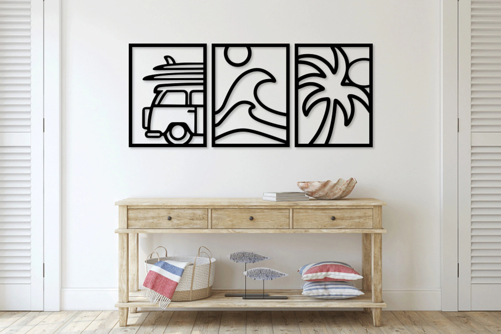 תמונות מתכת Sumber Vibe כלי רכב,  פרחים ועלים דגם DS062483