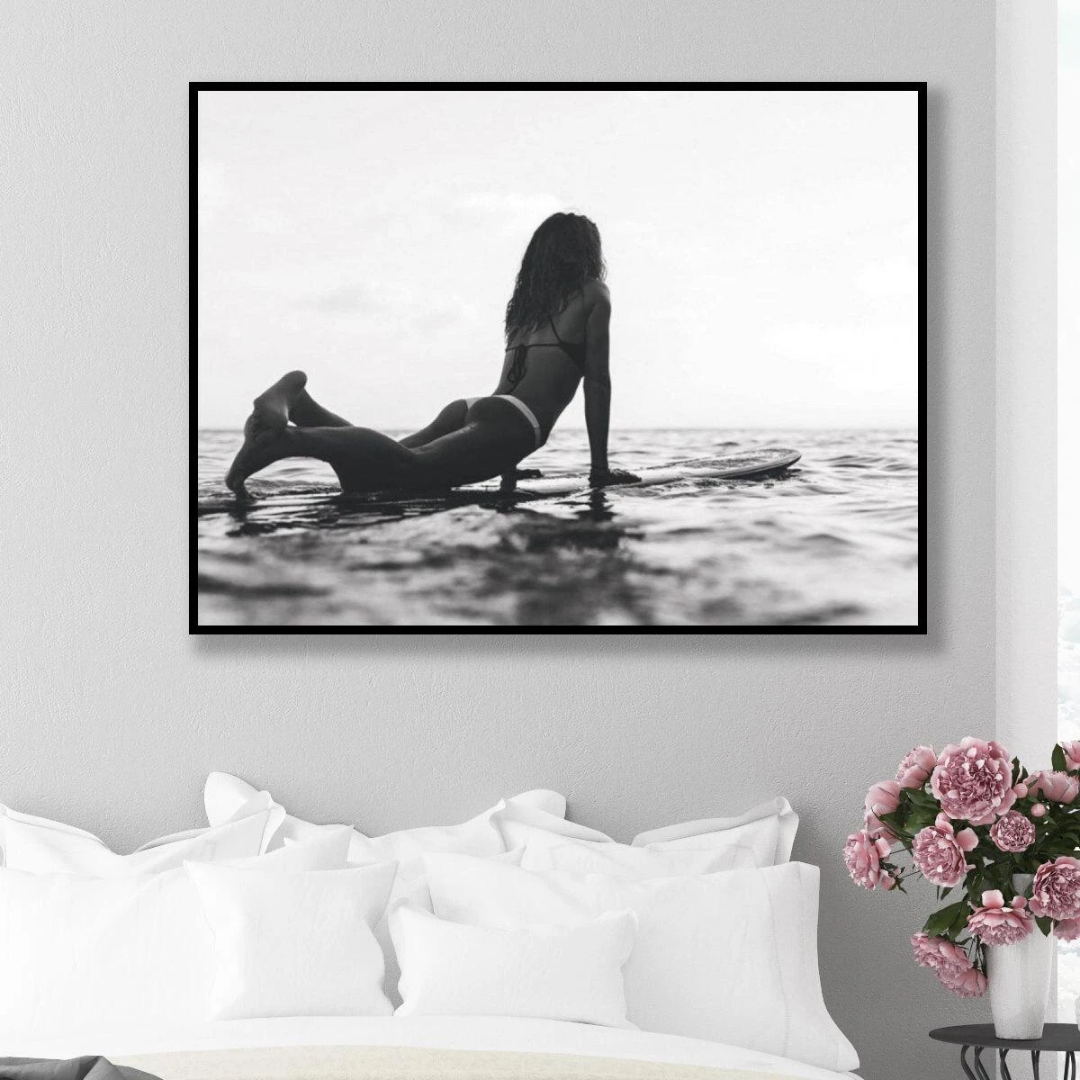 תמונות גולשים | נשיות ומים תמונה של גולשת לחדר שינה או למועדון גלישה דגם 3728529