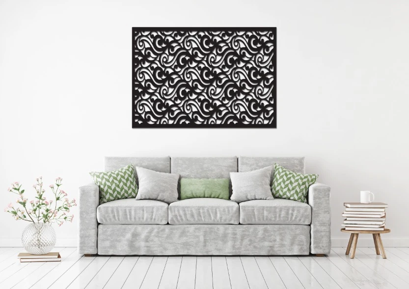 משרביות מתכת עיצוב בסגנון גיאומטריות - MAMAL-00017- 1X1.5