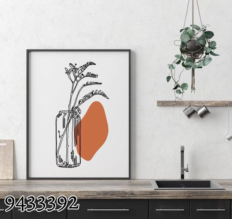 10 עלים - תמונת קנבס למטבח מק"ט 9433392