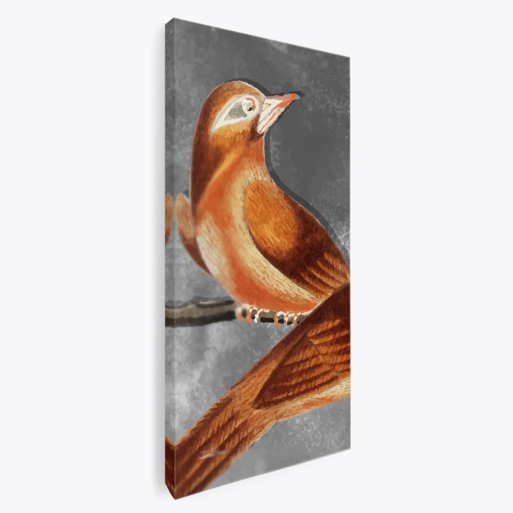 תמונה לגובה לחדר שינה ציפור עַרְפִילִי הדפס בנושא בעלי חיים - דגם 135799