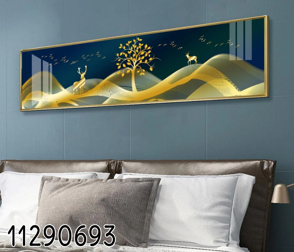 תמונת זכוכית אבסטרקטית לחדר שינה דגם 11290693