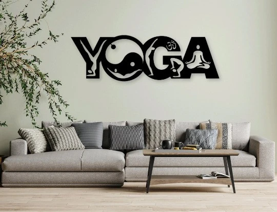 תמונות מתכת יוֹגָה משפטים, ספורט, יוגה דגם DS062402