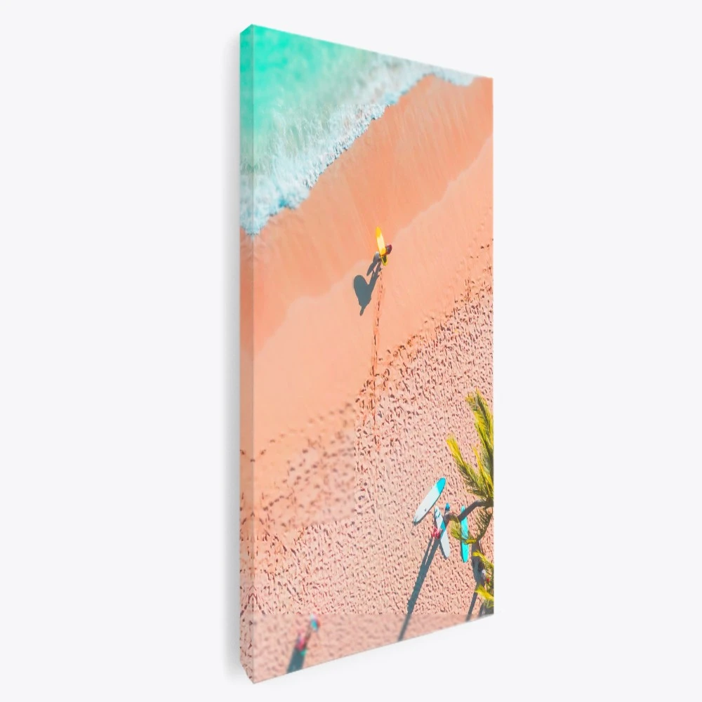 תמונת קנבס של ארץ ישראל חוף אביב תל אביב במבט מלמעלה טבע ונופים - דגם 135662