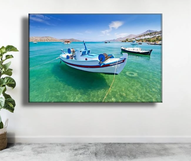 קנבס סירת דייג