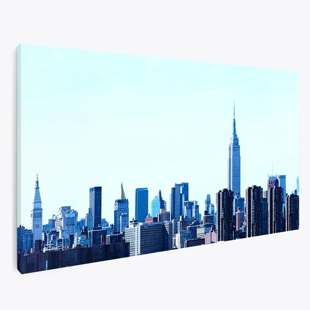 תמונת קנבס מיוחדת למשרד מנהטן תמונה בנושא ערים בעולם דגם 135630