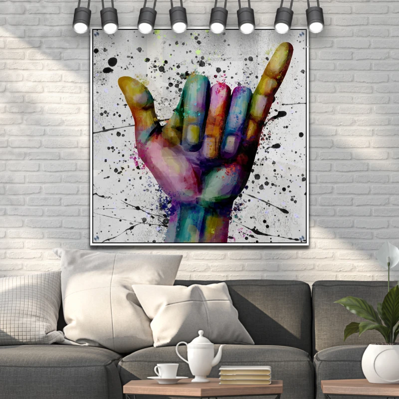 I'm cool! תמונת פופ ארט מגניבה לחדר שינה ולחדר נוער גברים זכוכית או קנבס דגם 3231230