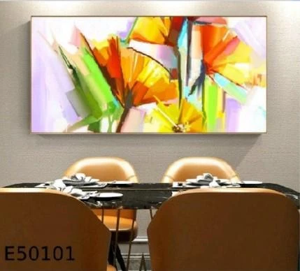 דבר אליה ציור פרחים על קנבס מתאימה לפינת אוכל דגם F50101