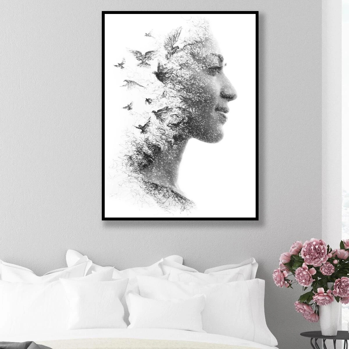 free spirit תמונת השראה על קנבס או זכוכית לחדר שינה חדרי נוער ומשרדים דגם 3728403